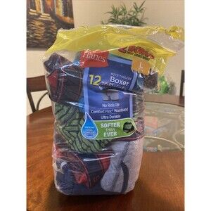 Hanes Boys Tagless Boxer briefs 12, No Ride Up Multiple colors multiple Open Bag